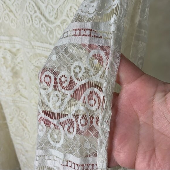 Dolce Vita Cold Shoulder Lace Mini Dress - Picture 3 of 16